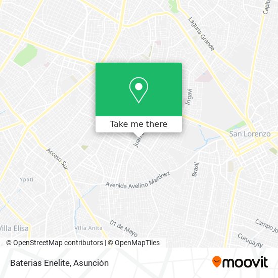 Mapa de Baterias Enelite