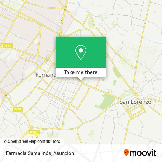 Farmacia Santa Inós map