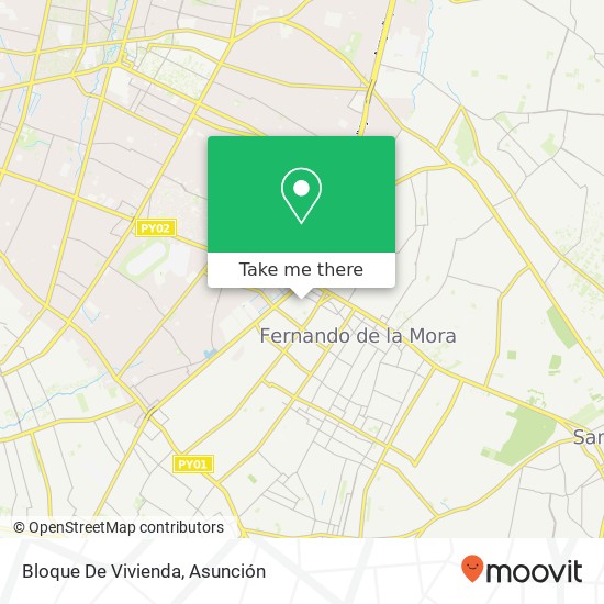 Bloque De Vivienda map
