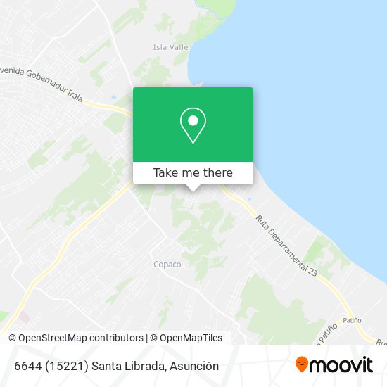 6644 (15221) Santa Librada map