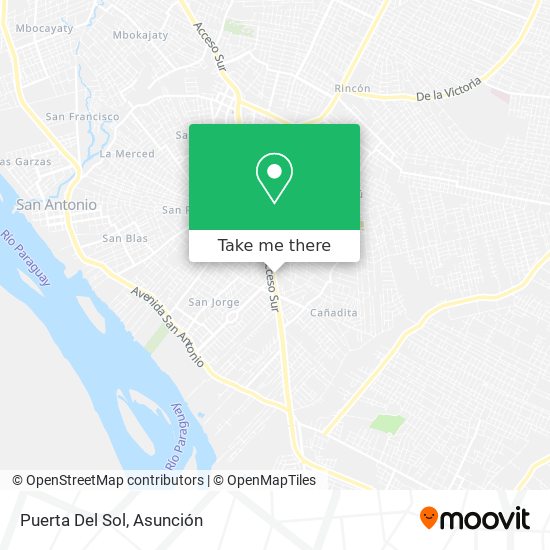 Puerta Del Sol map