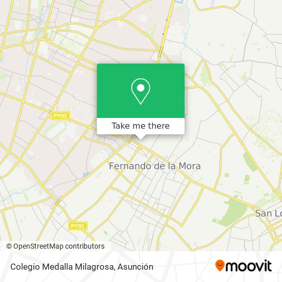 Colegio Medalla Milagrosa map