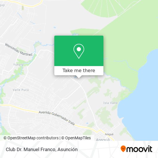 Club Dr. Manuel Franco map