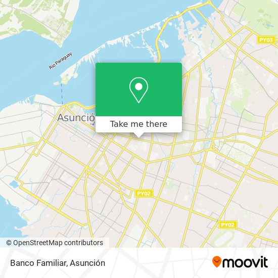 Banco Familiar map