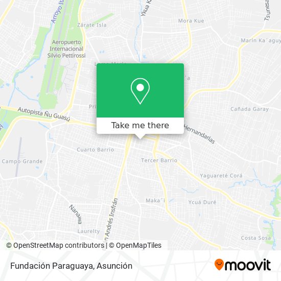 Fundación Paraguaya map