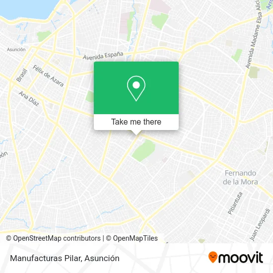 Manufacturas Pilar map