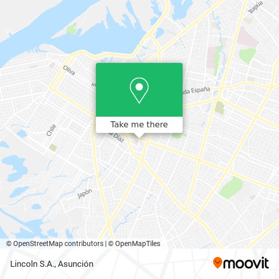 Mapa de Lincoln S.A.