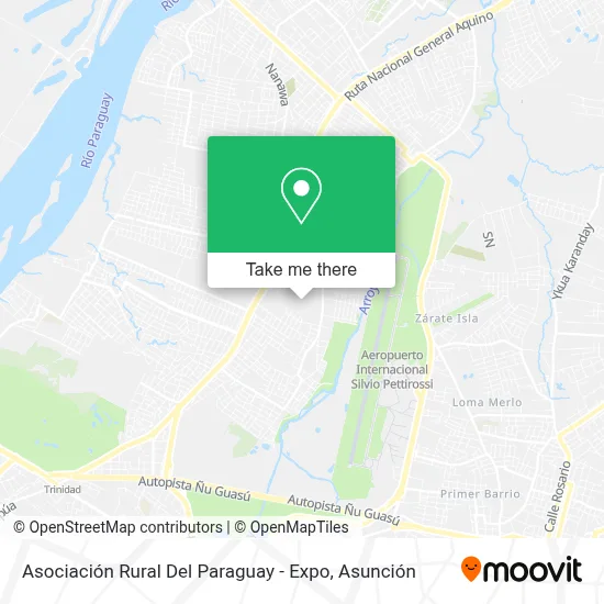 Mapa de Asociación Rural Del Paraguay - Expo