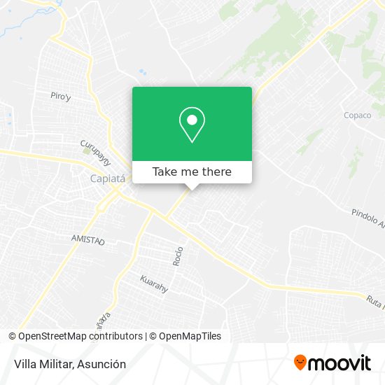 Mapa de Villa Militar