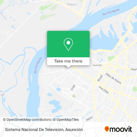Sistema Nacional De Televisión map