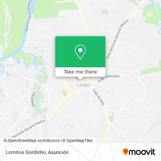 Mapa de Lomitos Gordinho