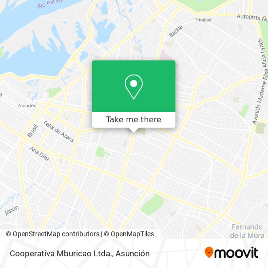 Cooperativa Mburicao Ltda. map