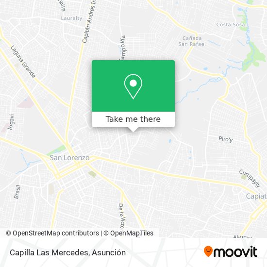 Capilla Las Mercedes map