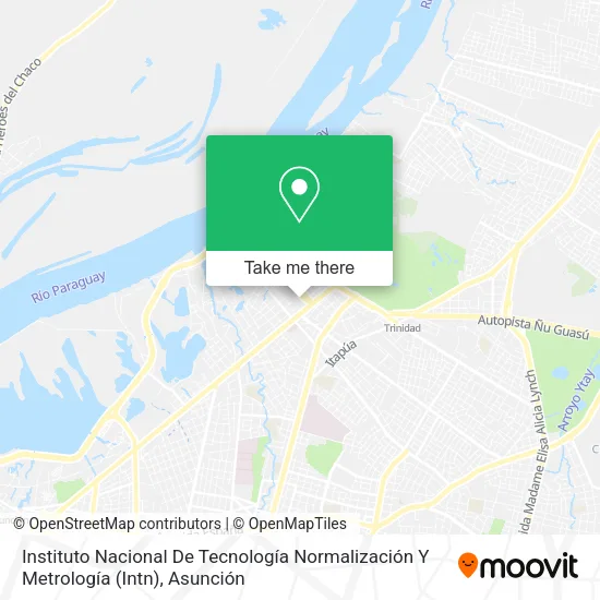 Mapa de Instituto Nacional De Tecnología Normalización Y Metrología (Intn)
