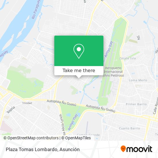 Mapa de Plaza Tomas Lombardo