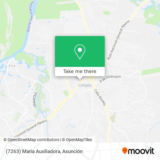 Mapa de (7263) Maria Auxiliadora