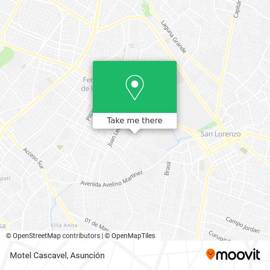 Mapa de Motel Cascavel