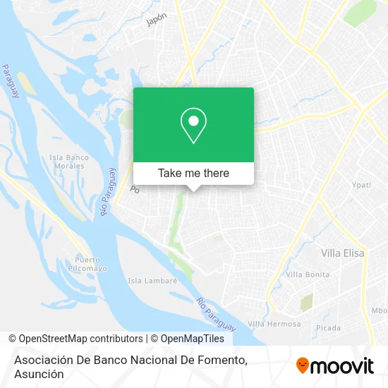 Asociación De Banco Nacional De Fomento map