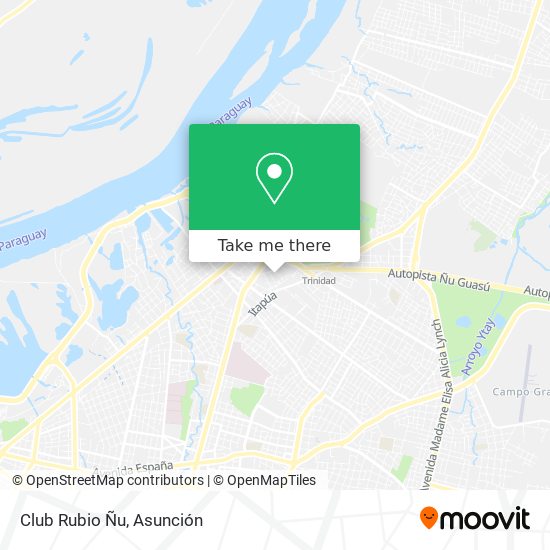 Club Rubio Ñu map