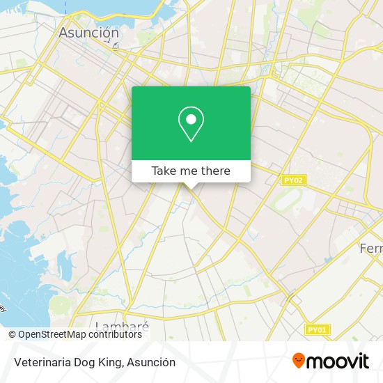 Veterinaria Dog King map