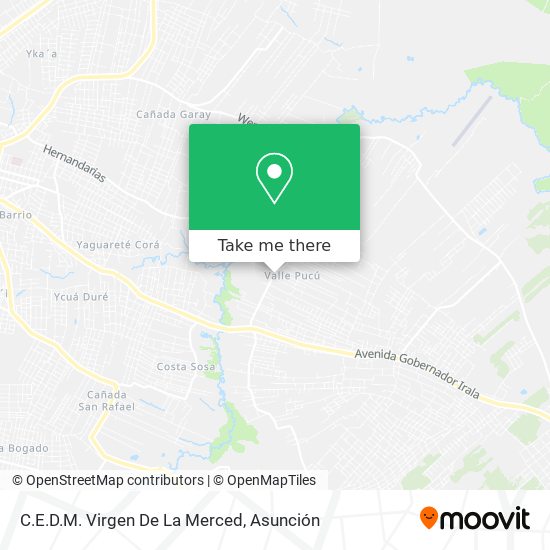 C.E.D.M. Virgen De La Merced map