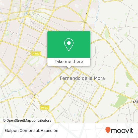 Galpon Comercial map