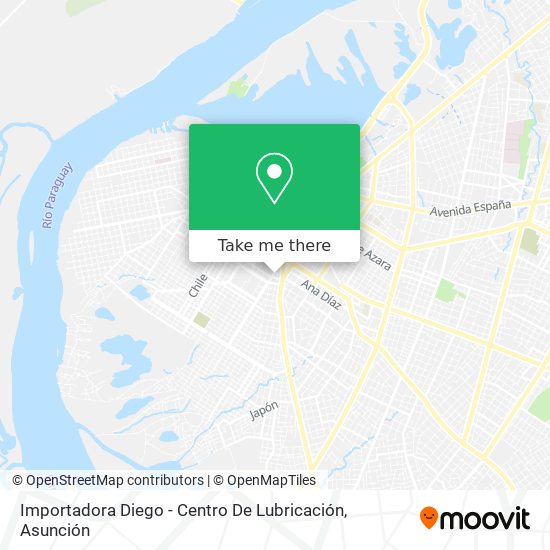 Mapa de Importadora Diego - Centro De Lubricación