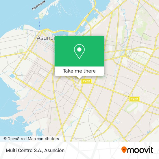 Mapa de Multi Centro S.A.