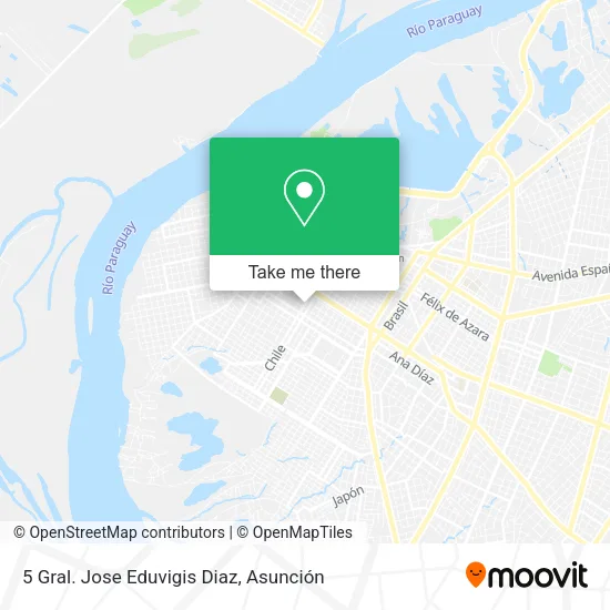 5 Gral. Jose Eduvigis Diaz map