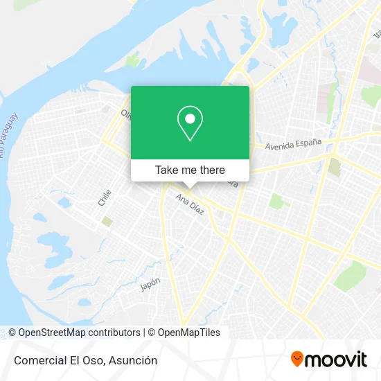Comercial El Oso map