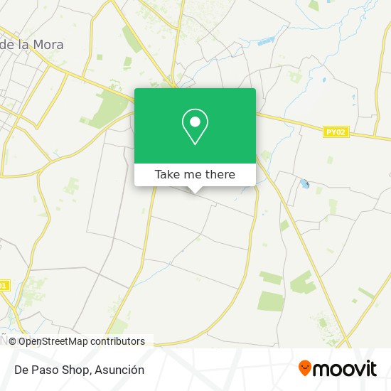 De Paso Shop map