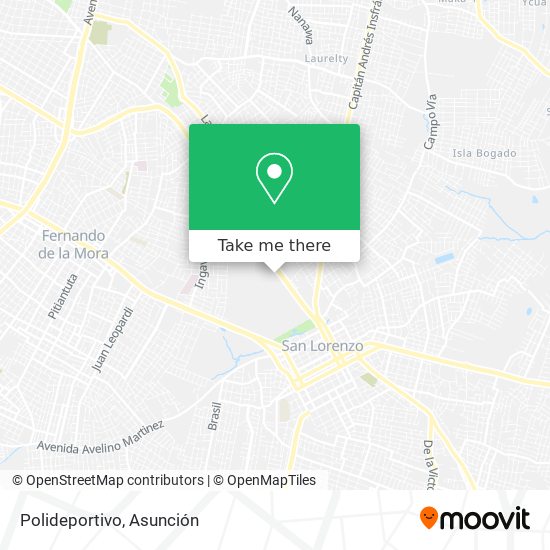 Mapa de Polideportivo