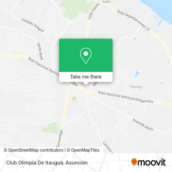 Mapa de Club Olimpia De Itauguá