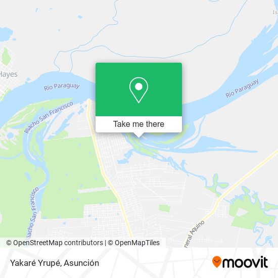 Mapa de Yakaré Yrupé