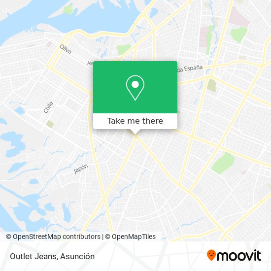 Outlet Jeans map