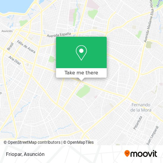 Mapa de Friopar