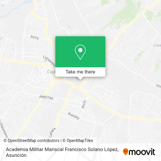 Mapa de Academia Militar Mariscal Francisco Solano López