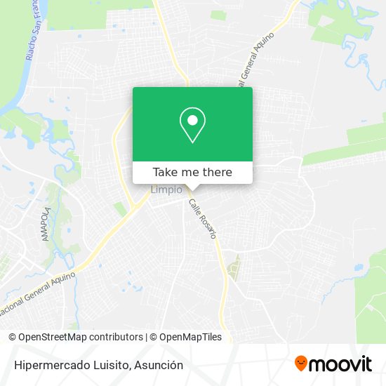 Hipermercado Luisito map