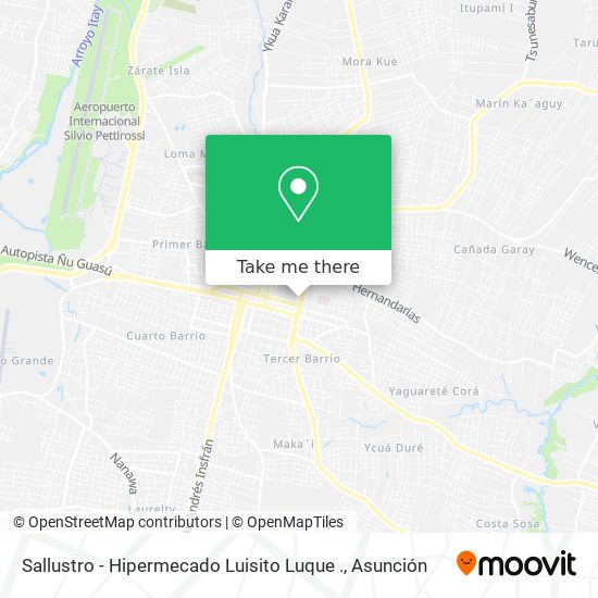 Sallustro - Hipermecado Luisito Luque . map