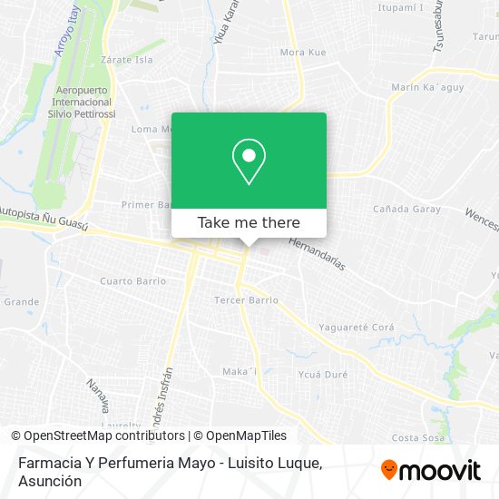 Farmacia Y Perfumeria Mayo - Luisito Luque map