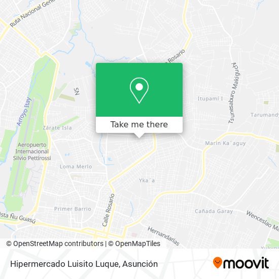Hipermercado Luisito Luque map