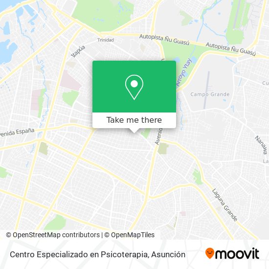 Centro Especializado en Psicoterapia map