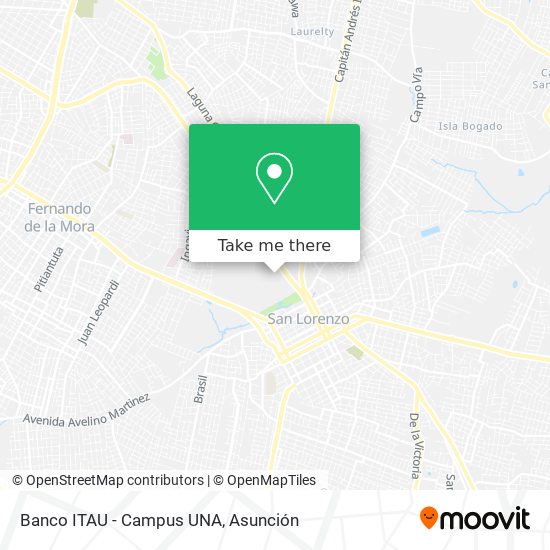 Banco ITAU - Campus UNA map