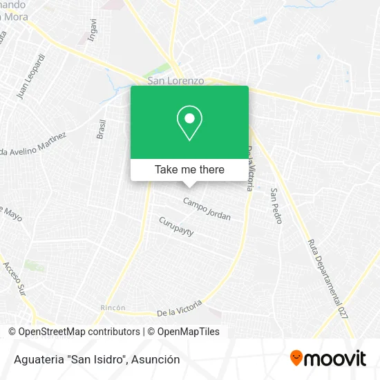 Aguateria "San Isidro" map