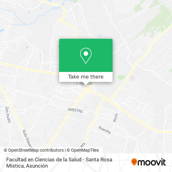 Facultad en Ciencias de la Salud - Santa Rosa Mística map