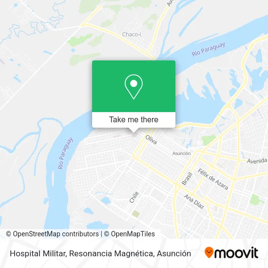 Hospital Militar, Resonancia Magnética map