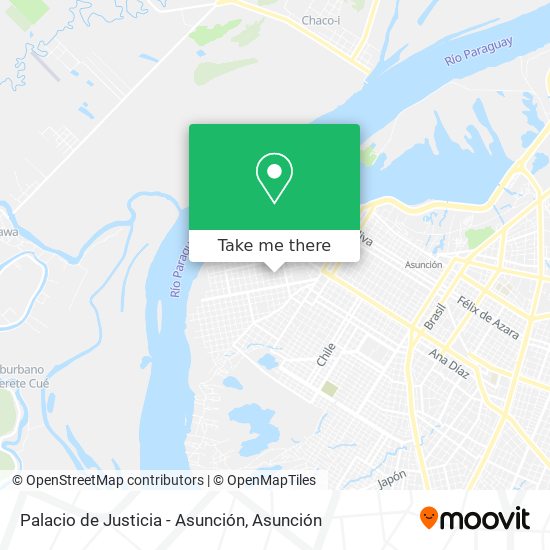 Palacio de Justicia - Asunción map