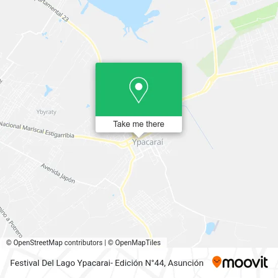 Festival Del Lago Ypacarai- Edición N°44 map