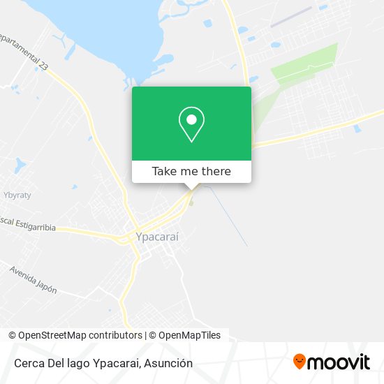 Mapa de Cerca Del lago Ypacarai