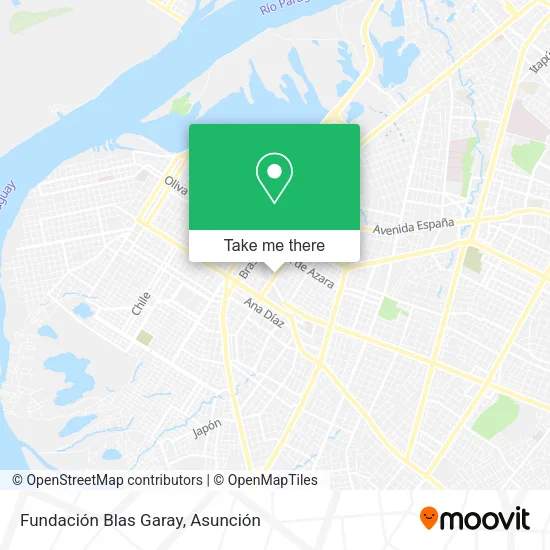 Fundación Blas Garay map